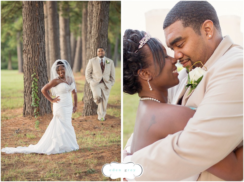 Wedding Portraits by Eden Grey Photography at Castle on the Lake