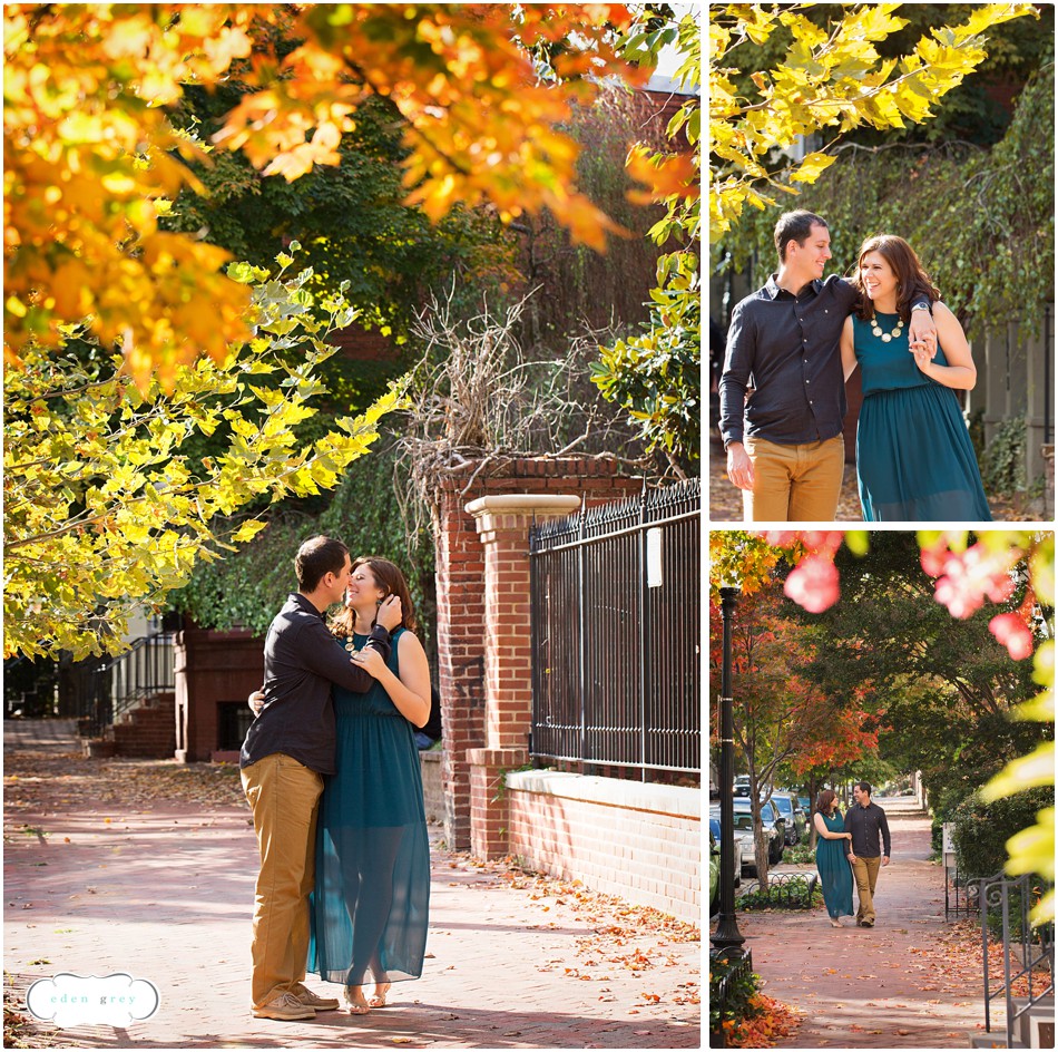 Engagement photography in Georgetown, Maryland