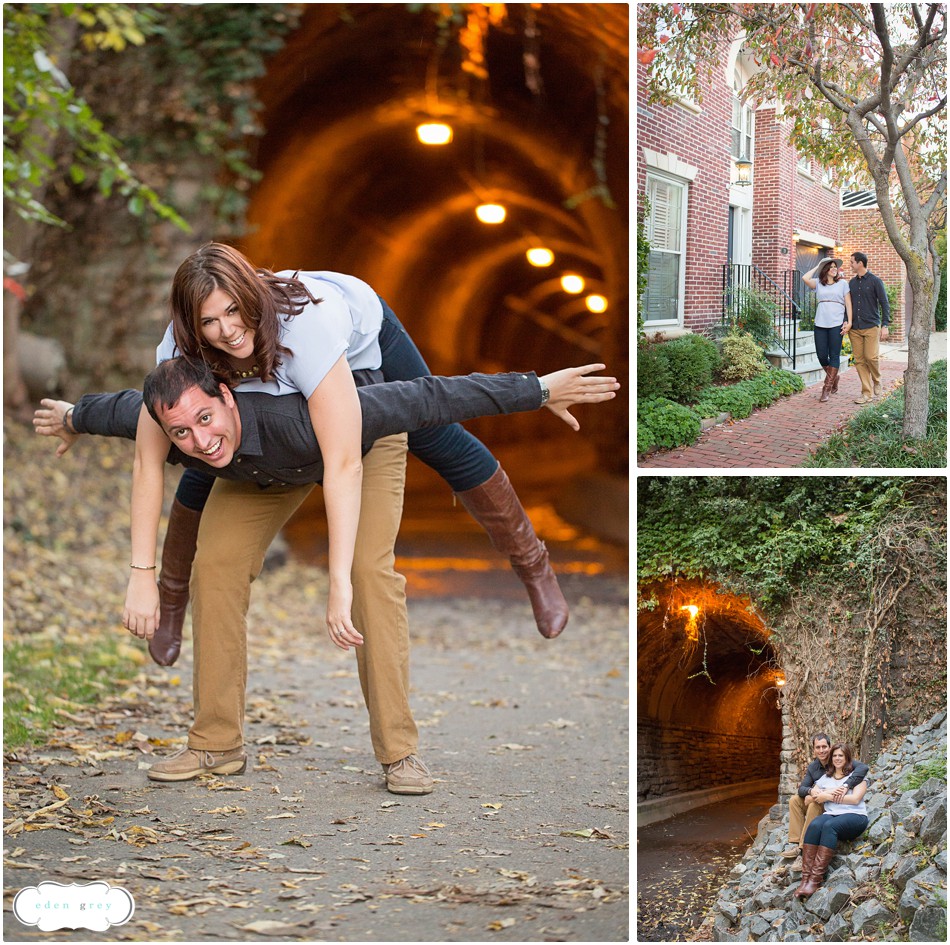 Old Town engagement photo session