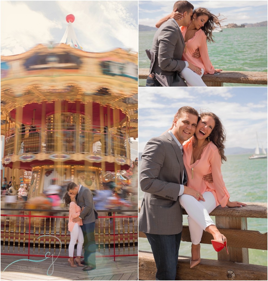Fishermans Wharf Engagement Session in San Francisco