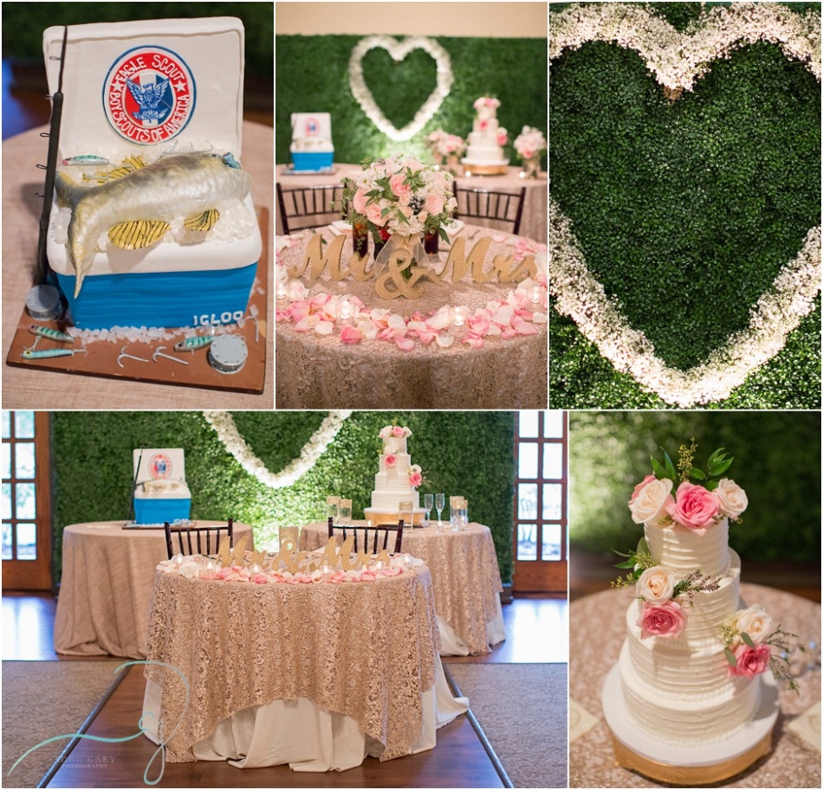 Wedding Cake and Groom Cake Inspiration
