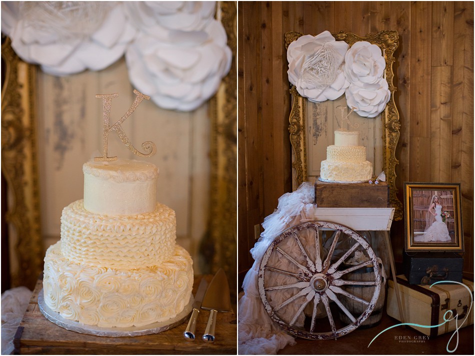 Wedding cakes with sparkle