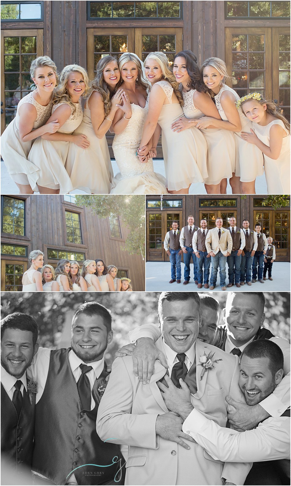 Wedding Party Portraits, Houston Wedding Photographer