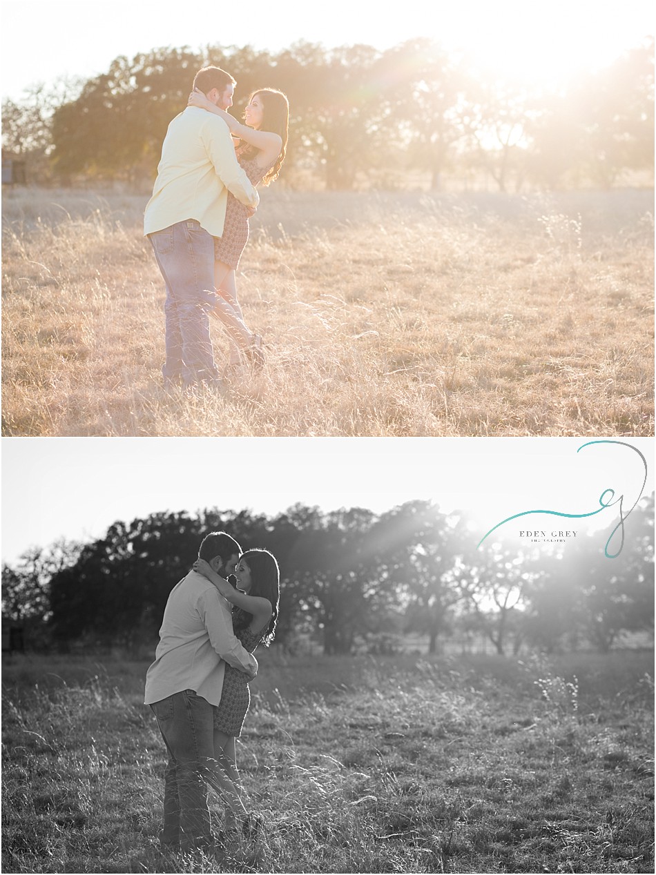 Engagement pictures in Texas