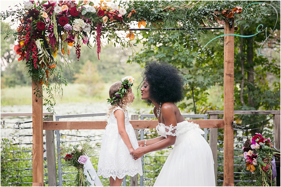 Bride and flower girl inspiration
