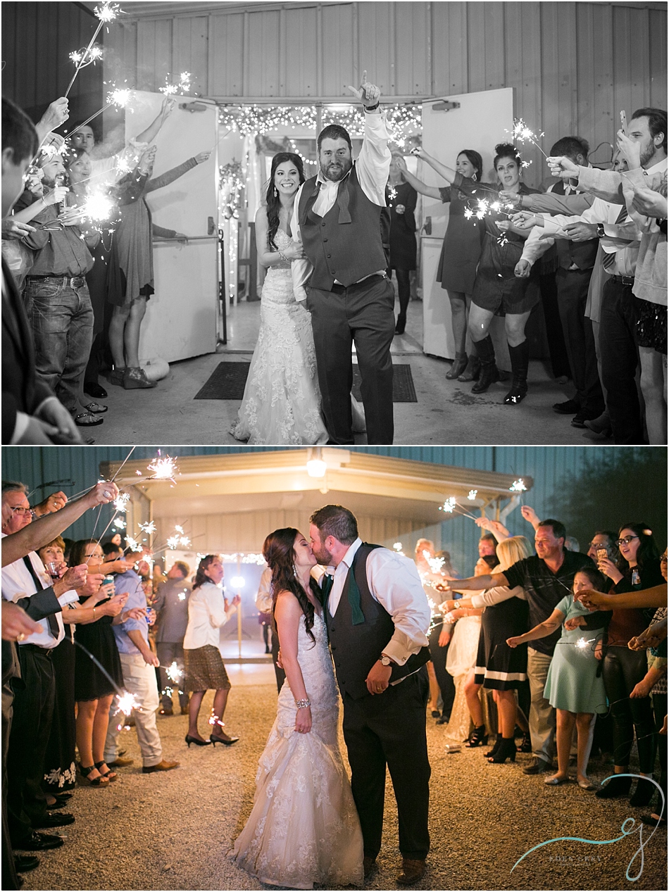 Wedding Exit with Sparklers Photos