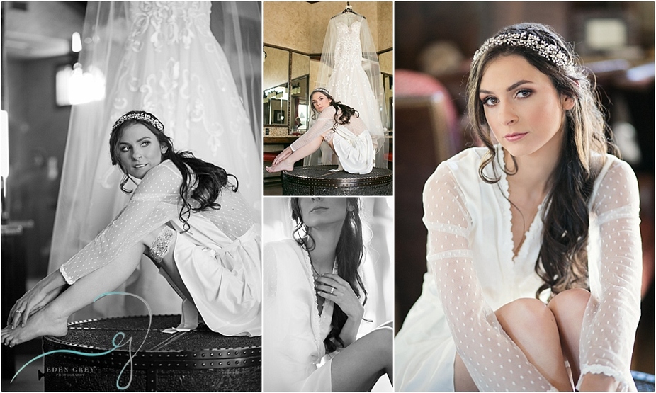 Romantic Wedding robes to get ready on the wedding day