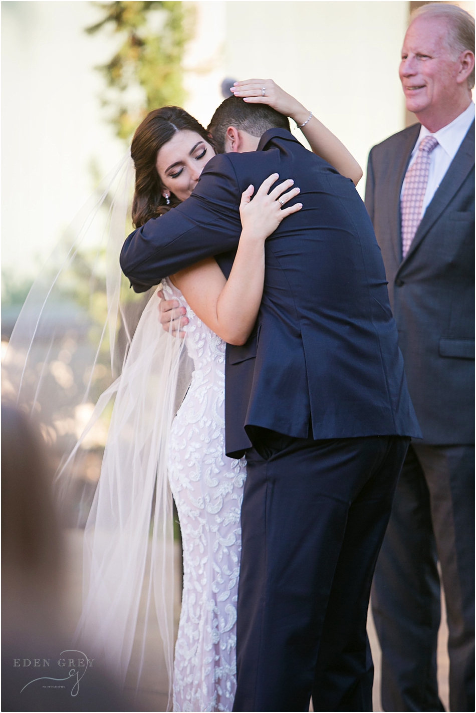 Intimate moments during the wedding