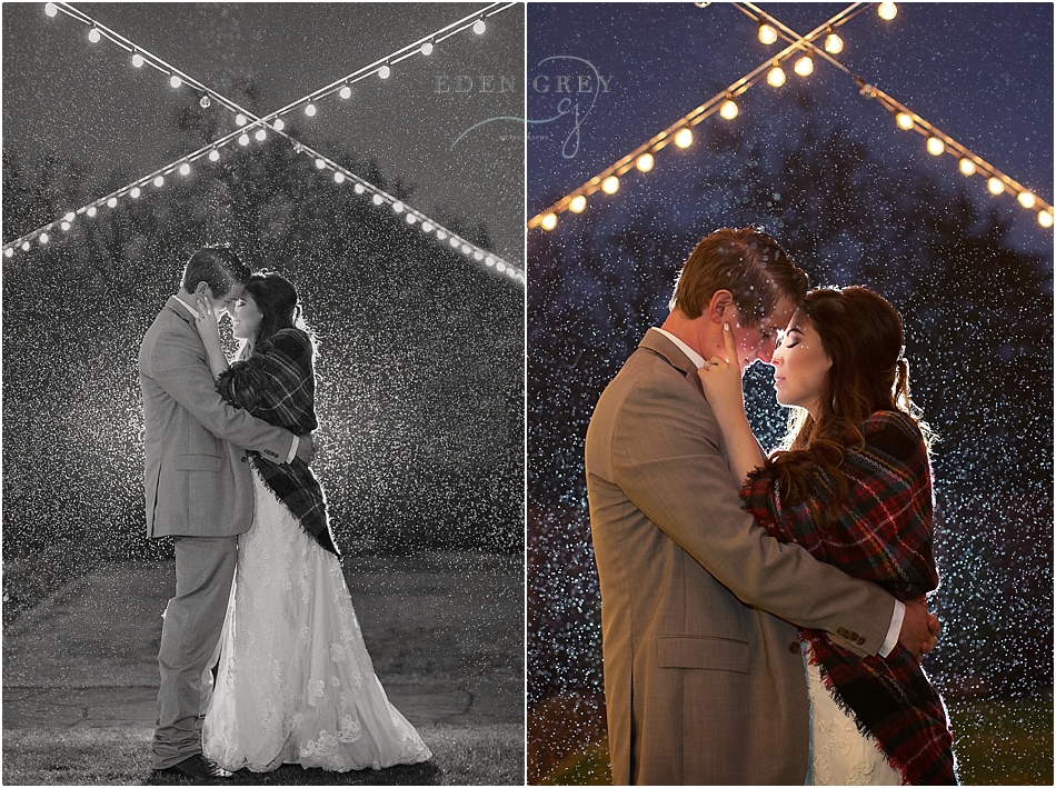 Peach Creek Ranch Weddings, Rainy Wedding days, Romantic Wedding Pictures