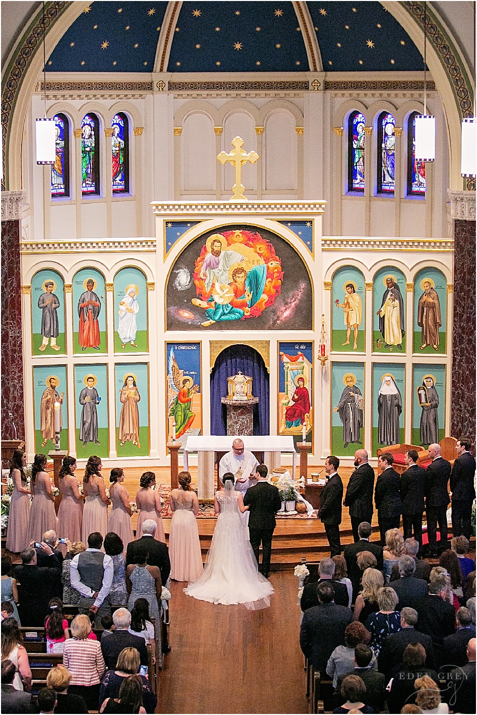 All Saints Catholic Church Wedding in Houston