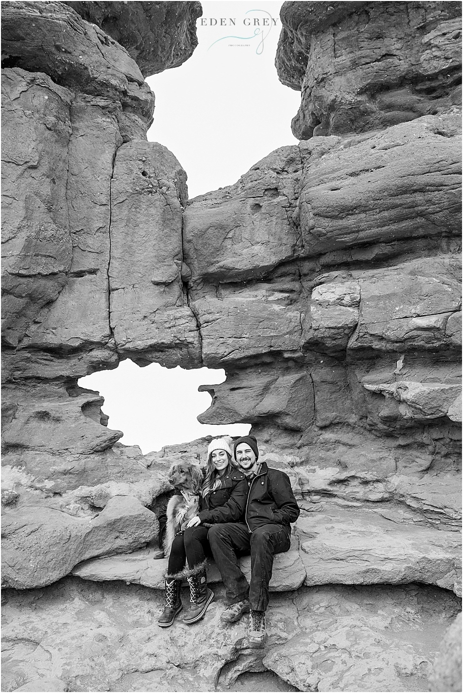 Siamese Twins Engagement Pictures in Colorado at Garden of the Gods