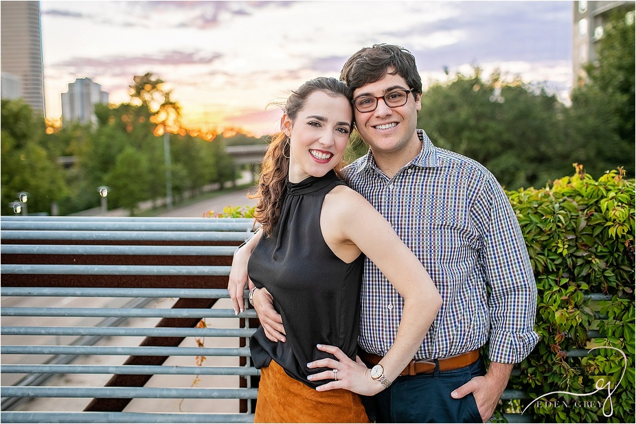 Houston Sunset Engagement Pictures
