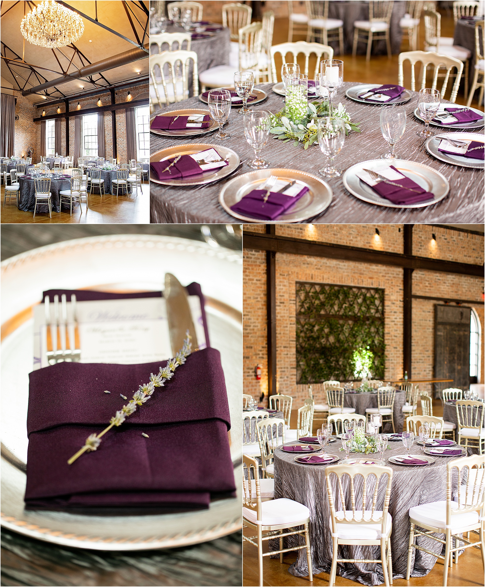 Lavender accents at weddings